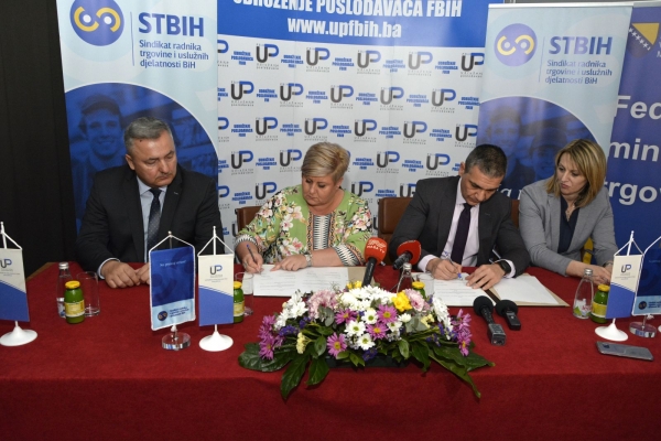 Potpisan Kolektivni ugovor o pravima poslodavaca i radnika u oblasti trgovine