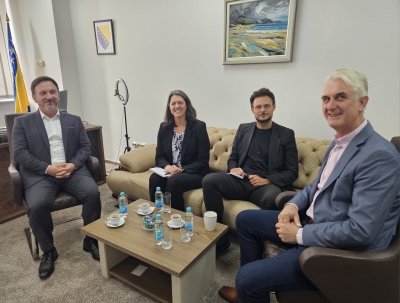 Ministar Hasičević razgovarao sa &scaron;eficom Ekonomskog odjela Ambasade SAD-a